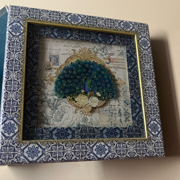 Punch Studio Peacock Nesting Box - 3D Peacock Decorative Box by Punch Studio - Picture 2 of 9